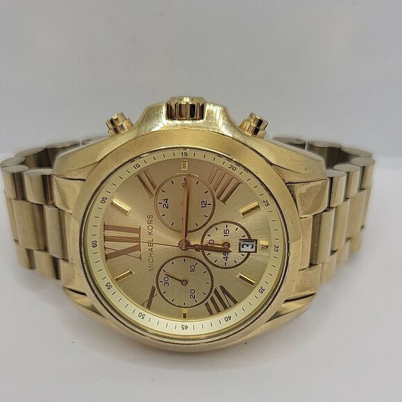 Michael Kors MK5605 Unisex Stainless Steel Analog Dial Quartz Wrist Watch AM652 - Picture 7 of 11